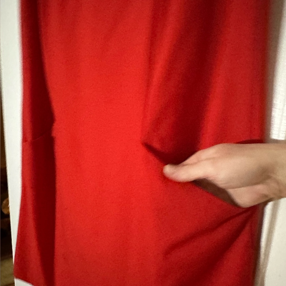 KATE SPADE Maraschino Red Sallie Shift Dress Sz 8 Medium Christmas Holiday Party - Picture 6 of 8
